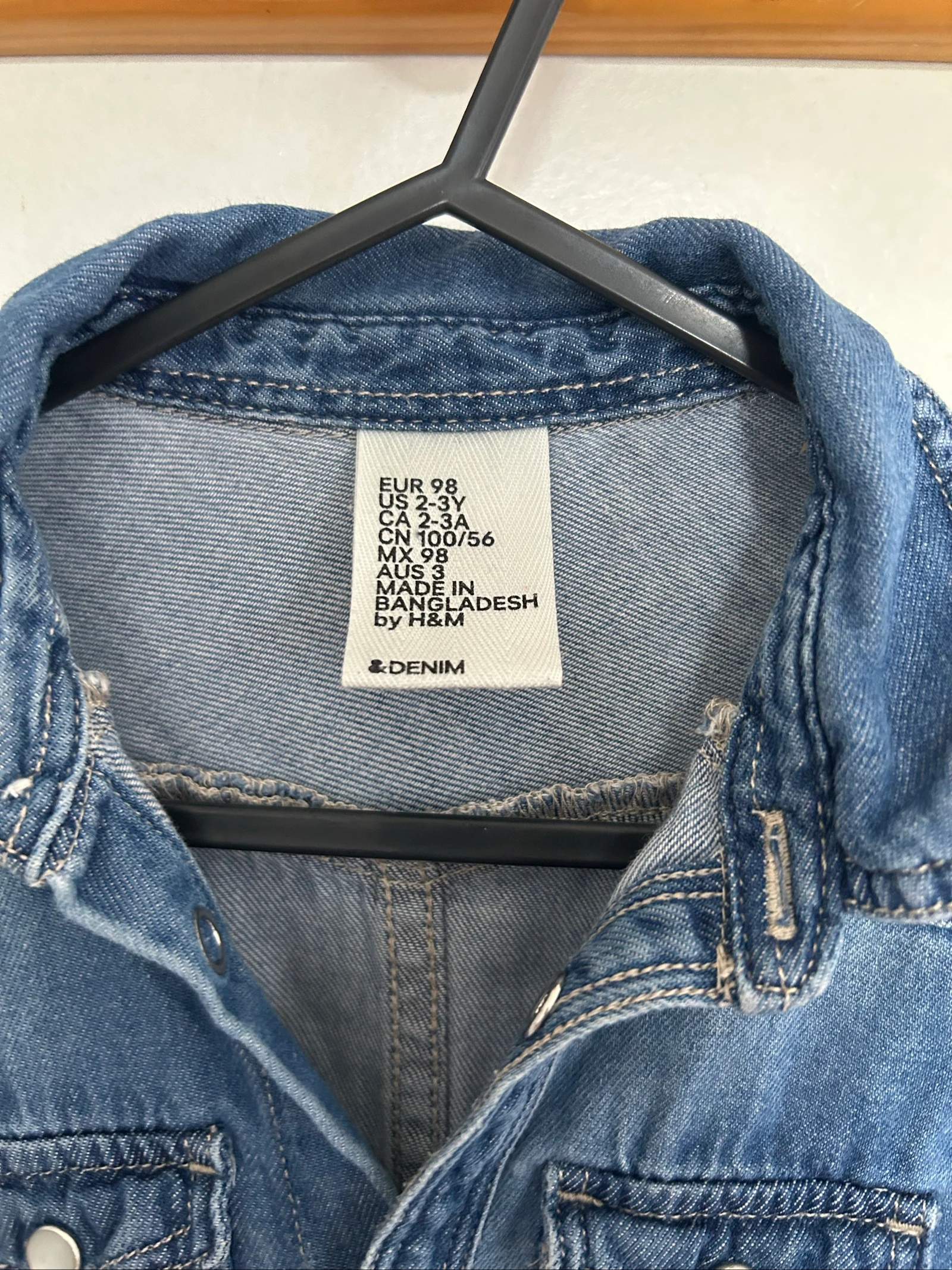 H&M jeanshemd 3 jaar – photo 3